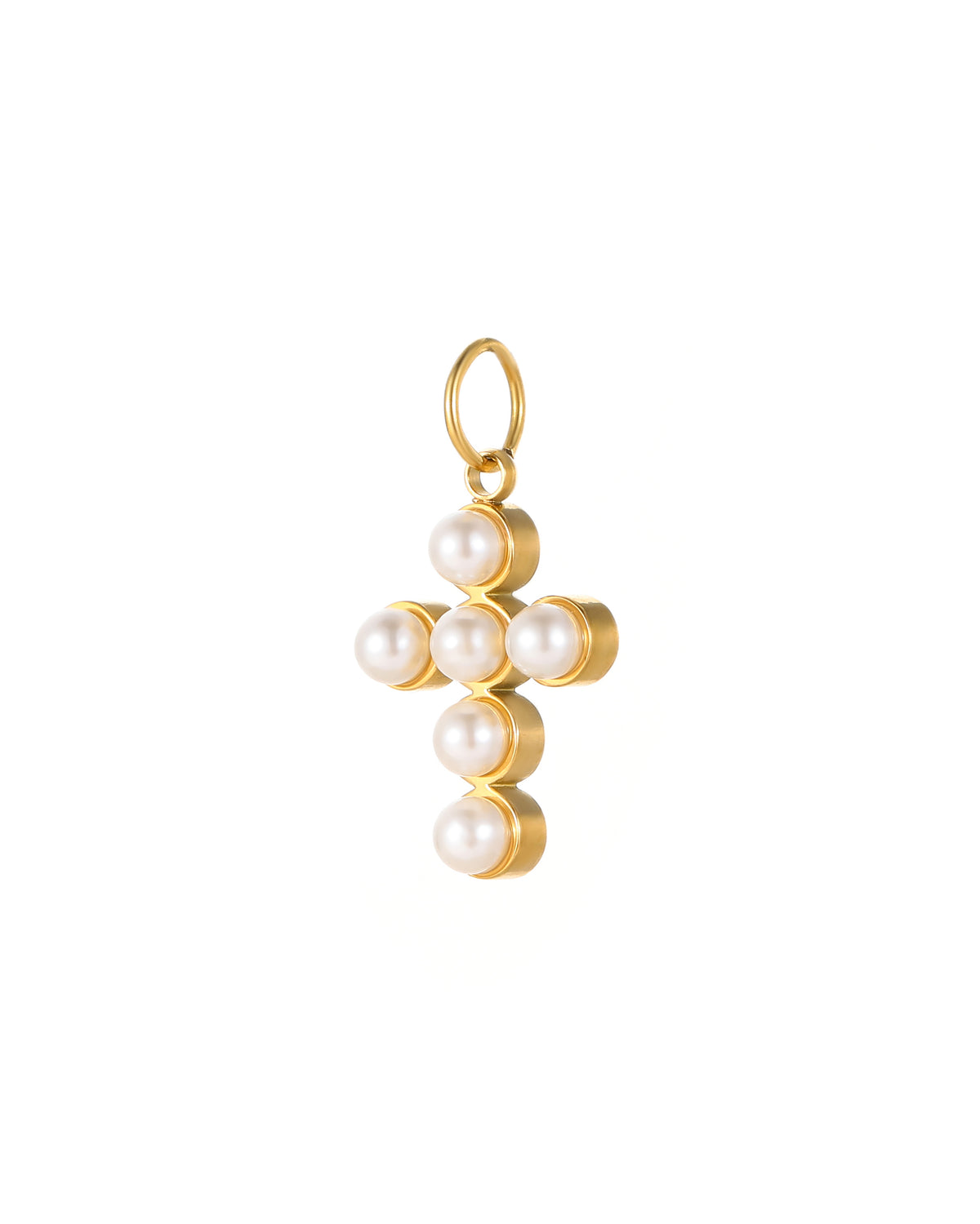 Pearl Cross Pendant