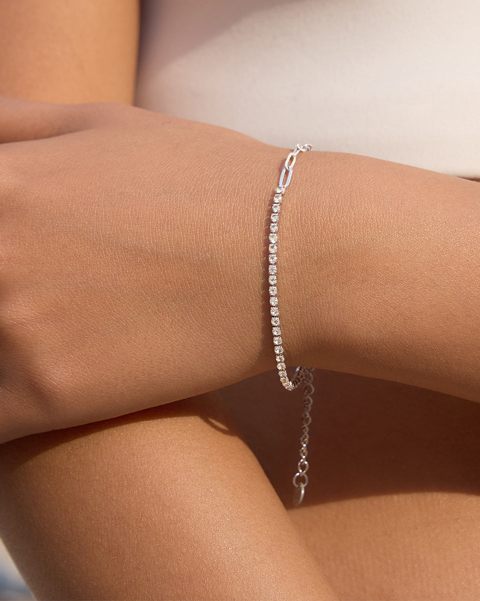 Zirconia Tennis Bracelet