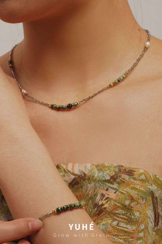 New Chinese Style Natural Pearl Necklace