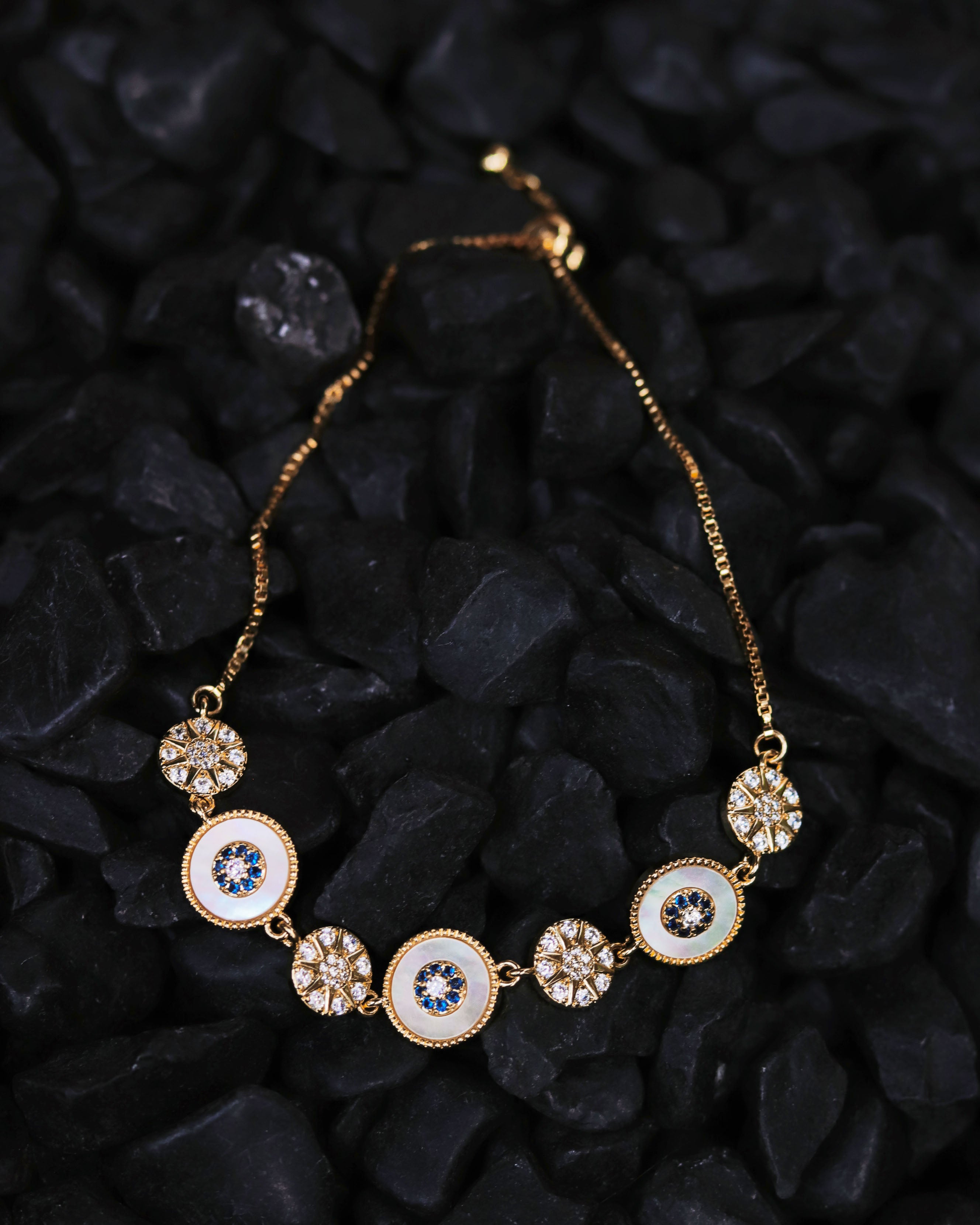 Freshwater Pearl Gold Chain Bracelet