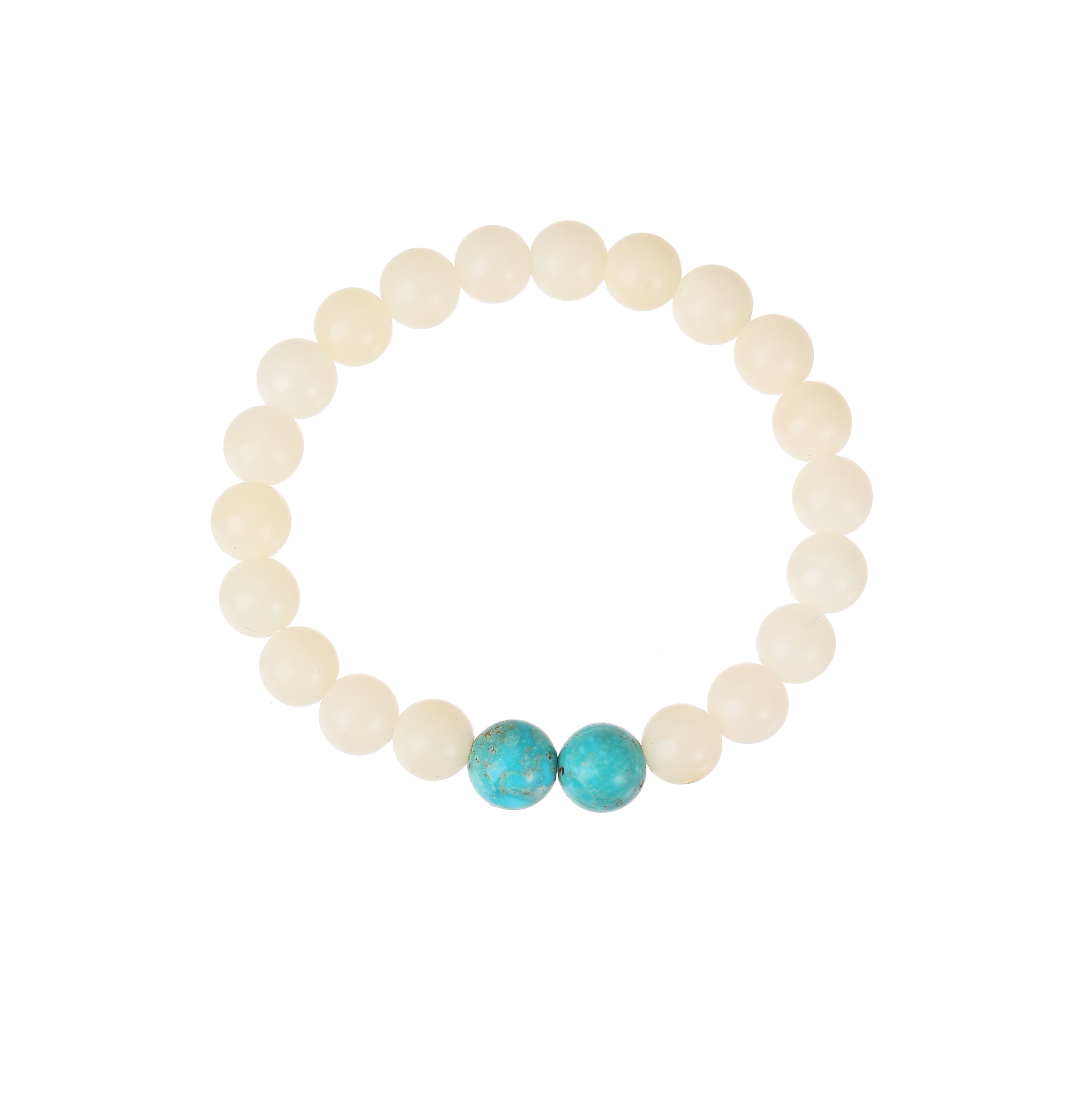 Natural White Bodhi Bracelet