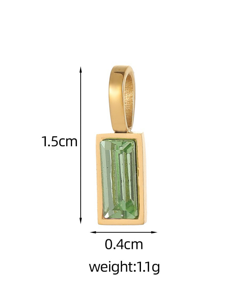 August Birthstone Charm