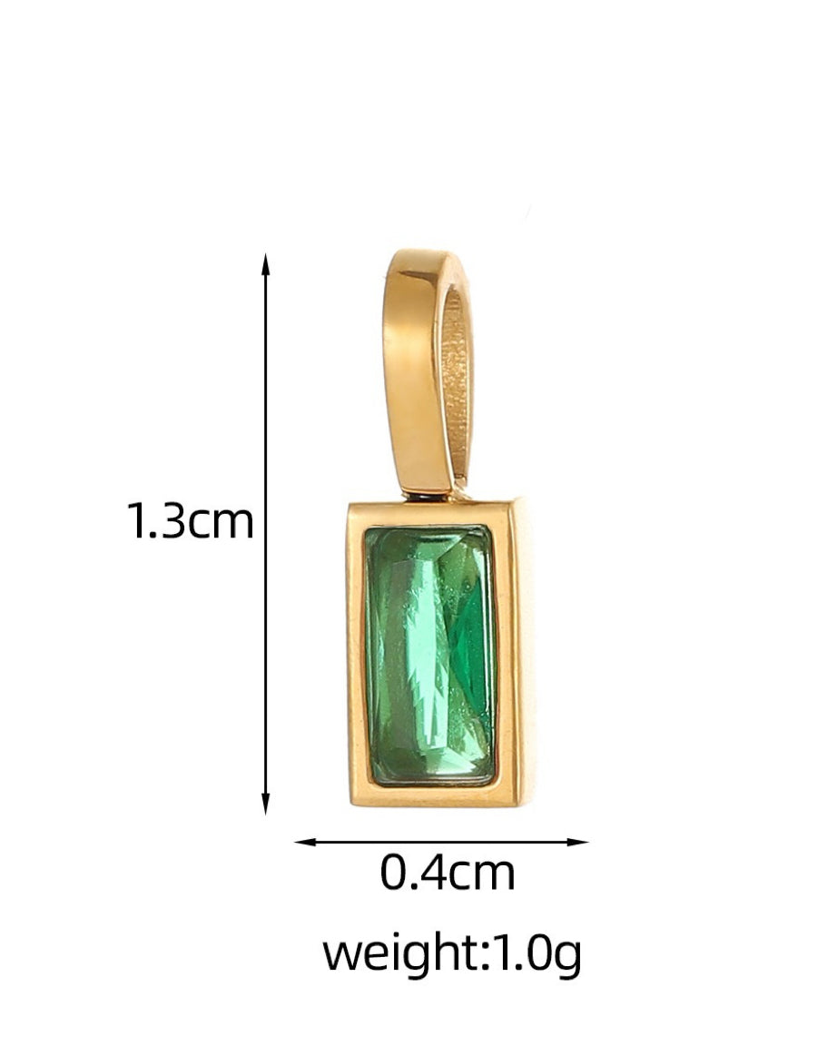 May Birthstone Charm