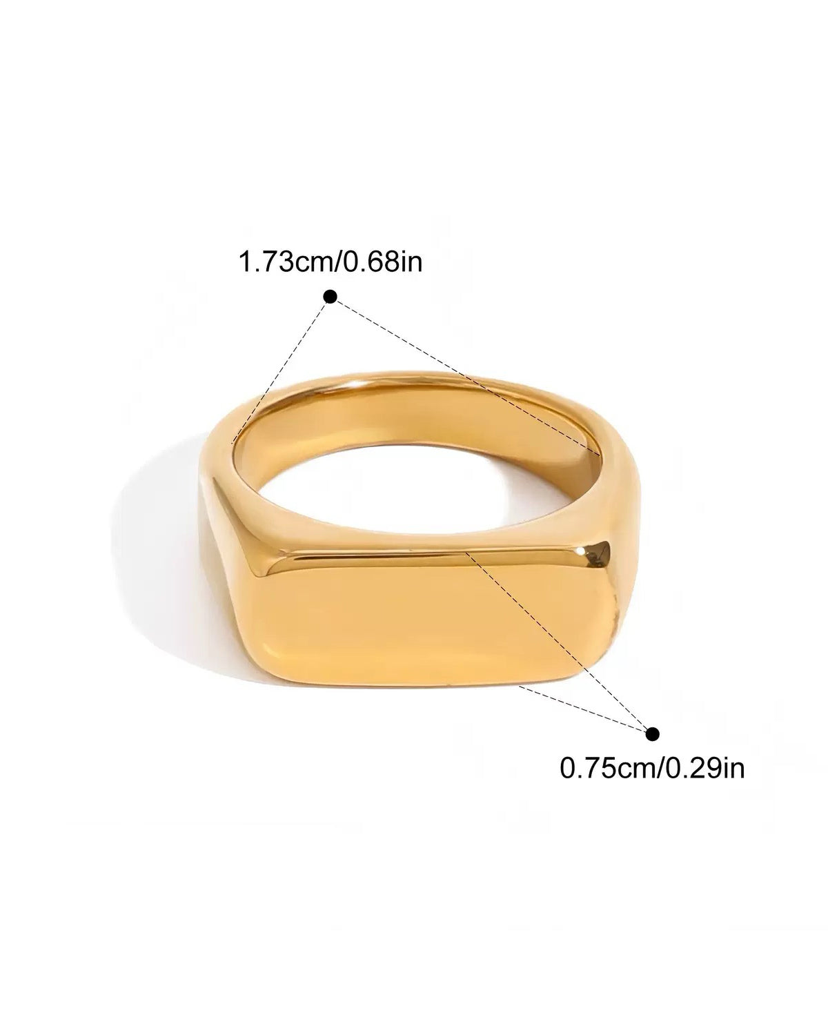 Cubic Horizon Minimalist Ring