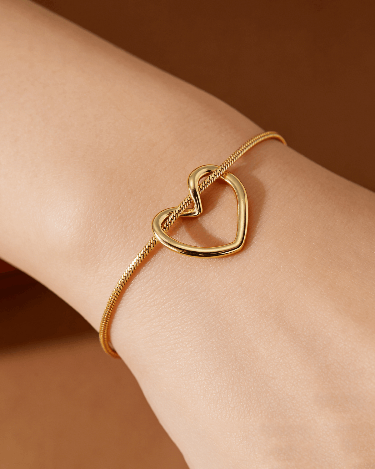 Open Heart Bracelet