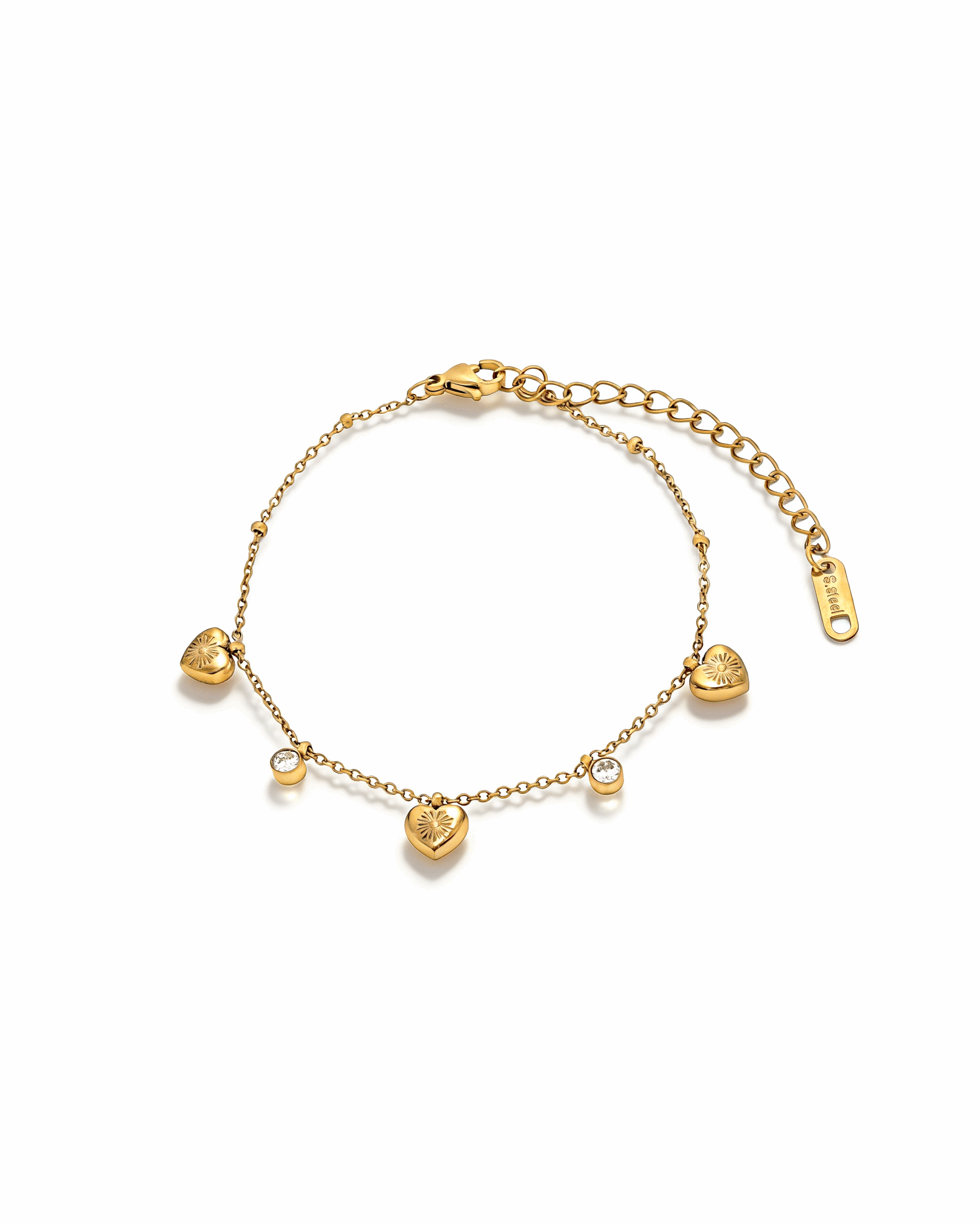 Eternal Love Heart Charm Bracelet