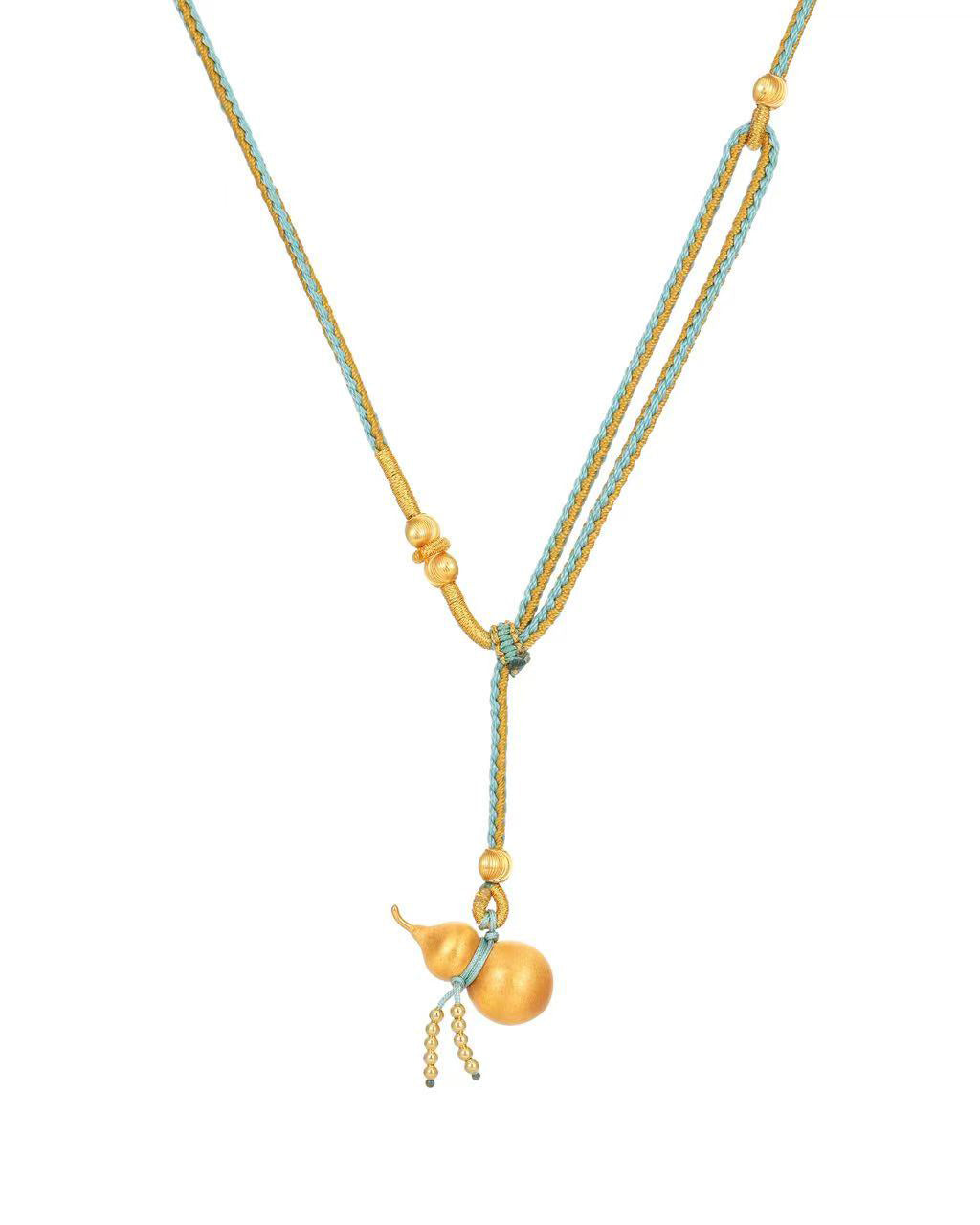 Gourd Prosperity Pendant Necklace