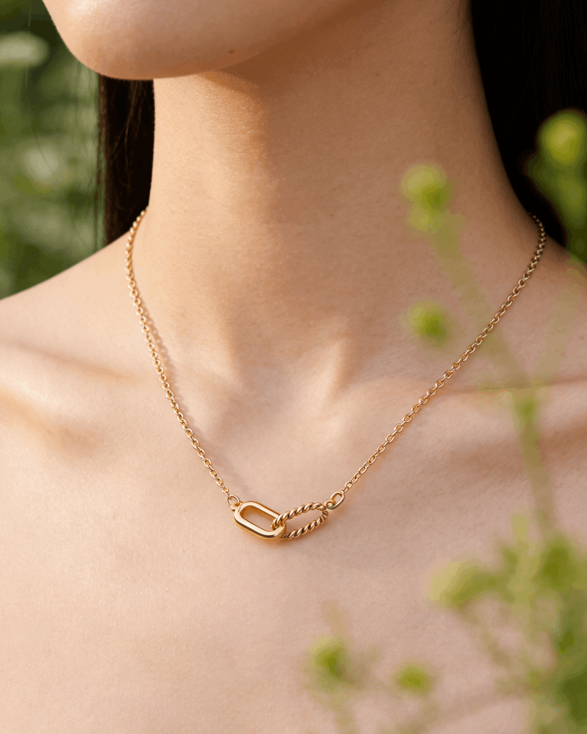 Bound Harmony Link Necklace