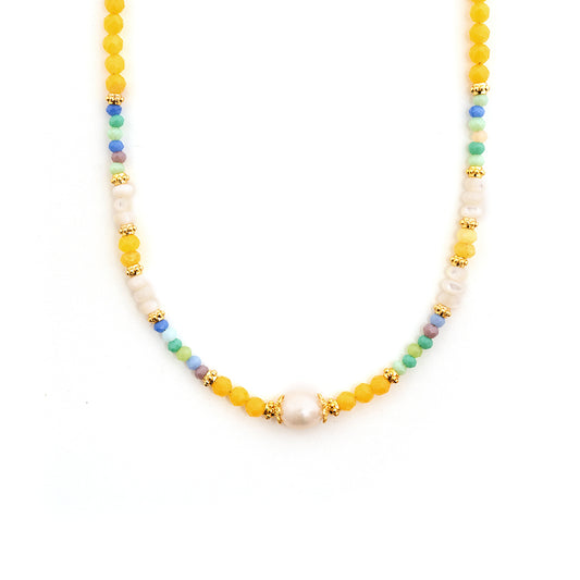 Sweet Colorful Beaded Necklace