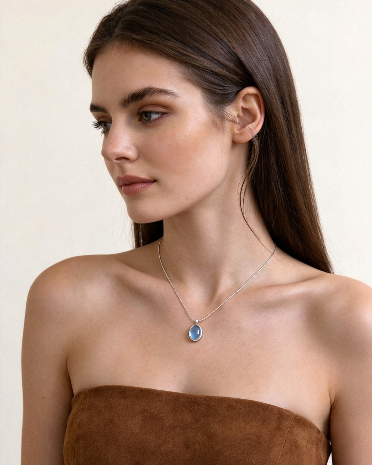 YUHE waterdrop necklace with teardrop pendant