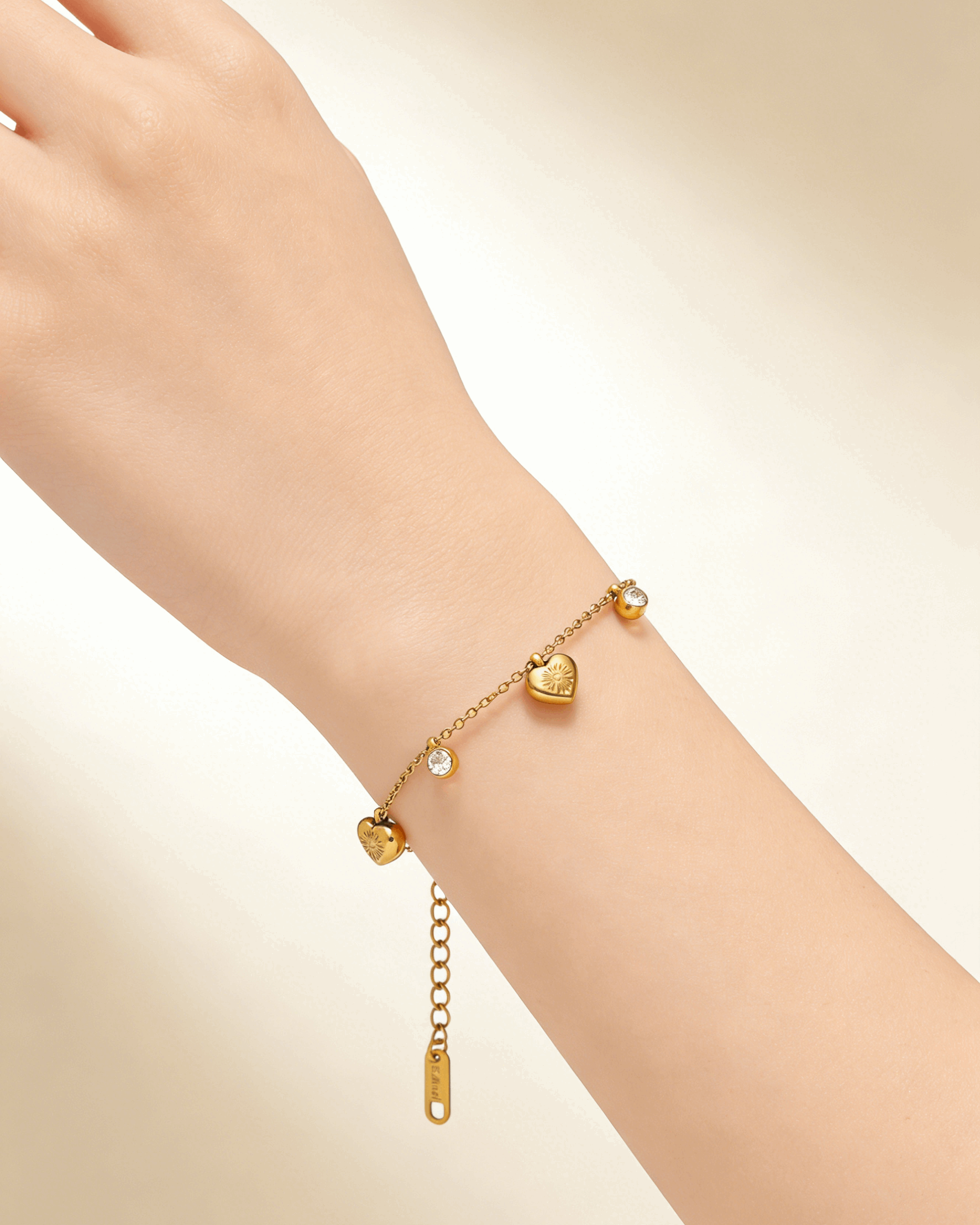 Eternal Love Heart Charm Bracelet