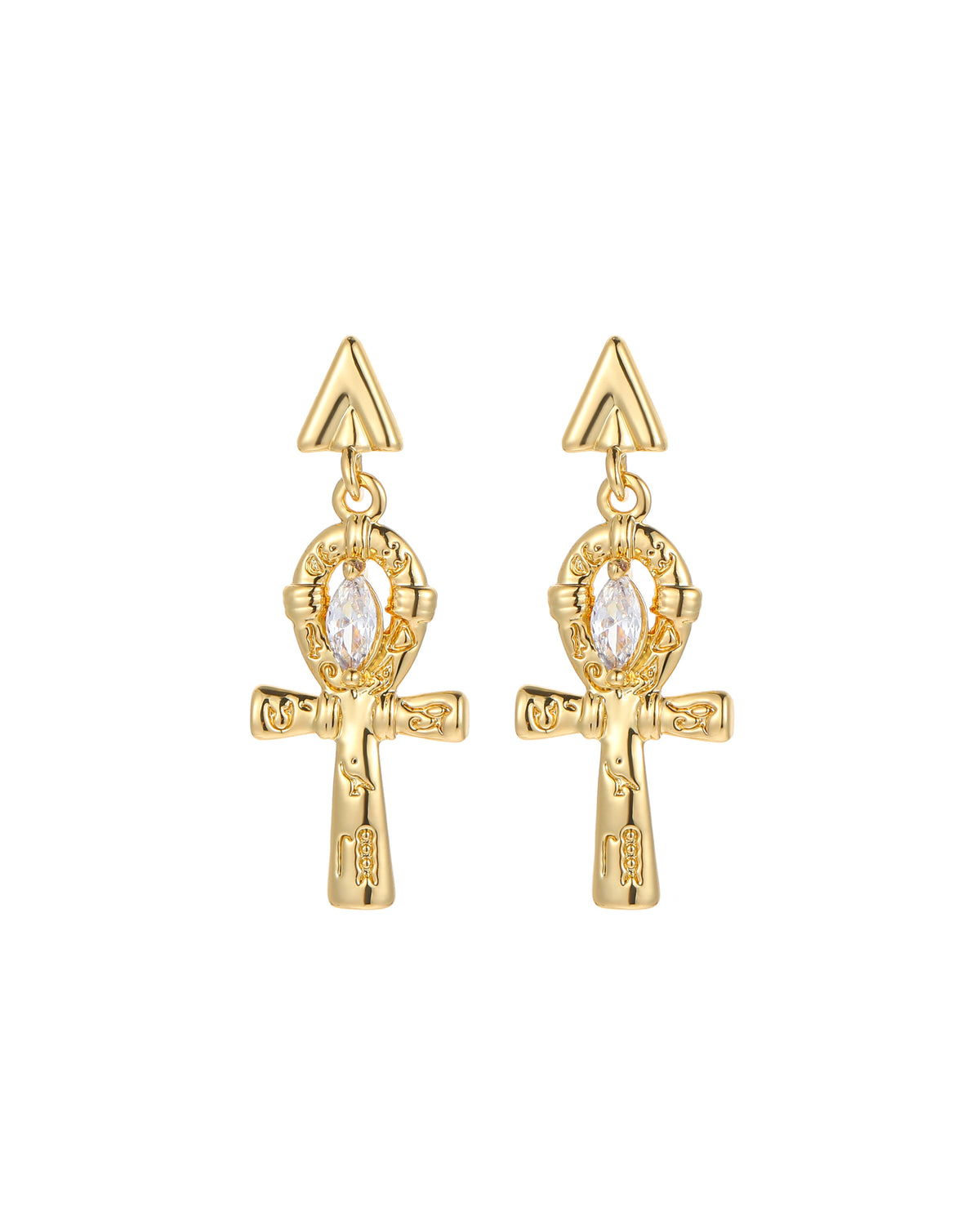 Cross Stud Earrings