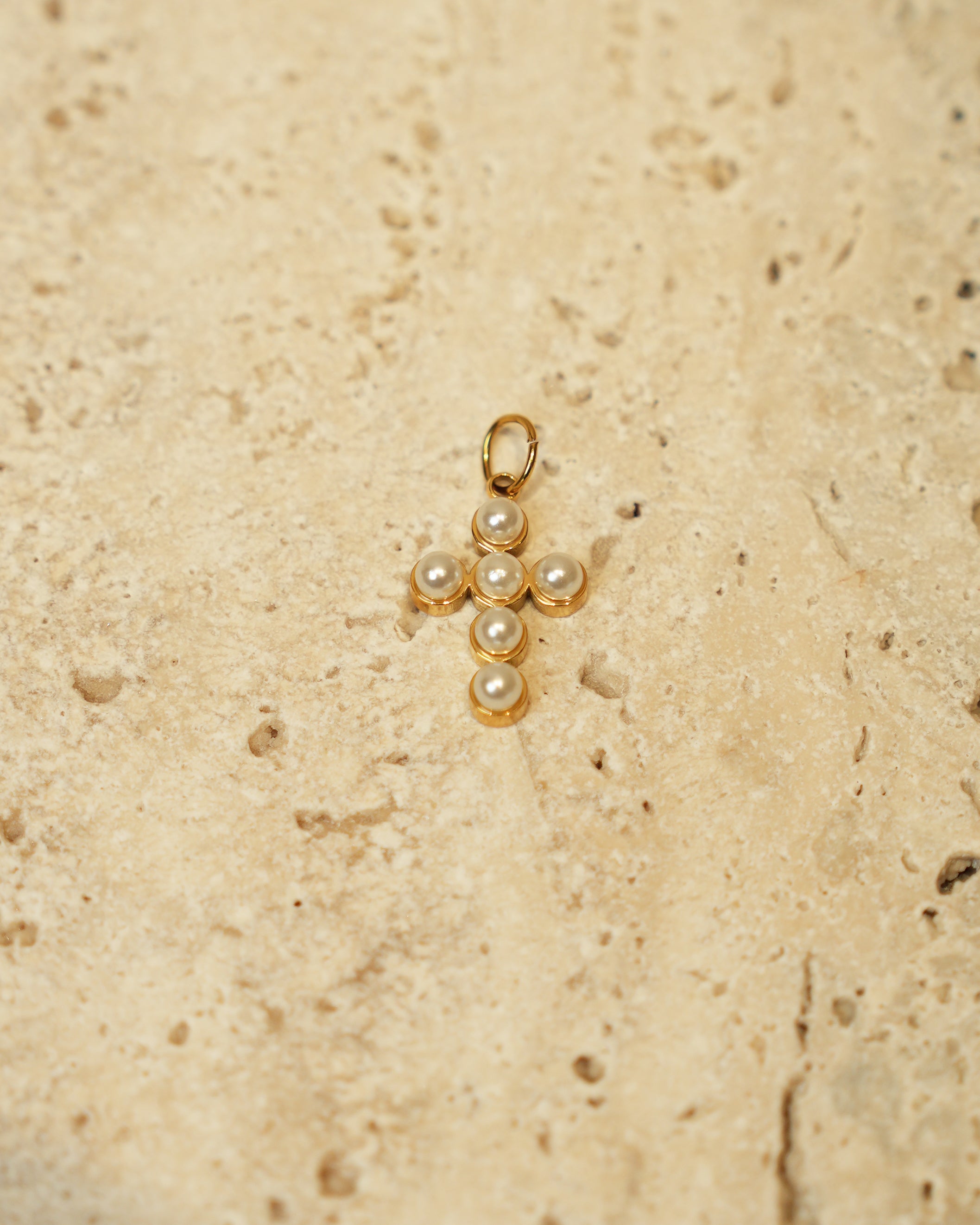 Pearl Cross Pendant