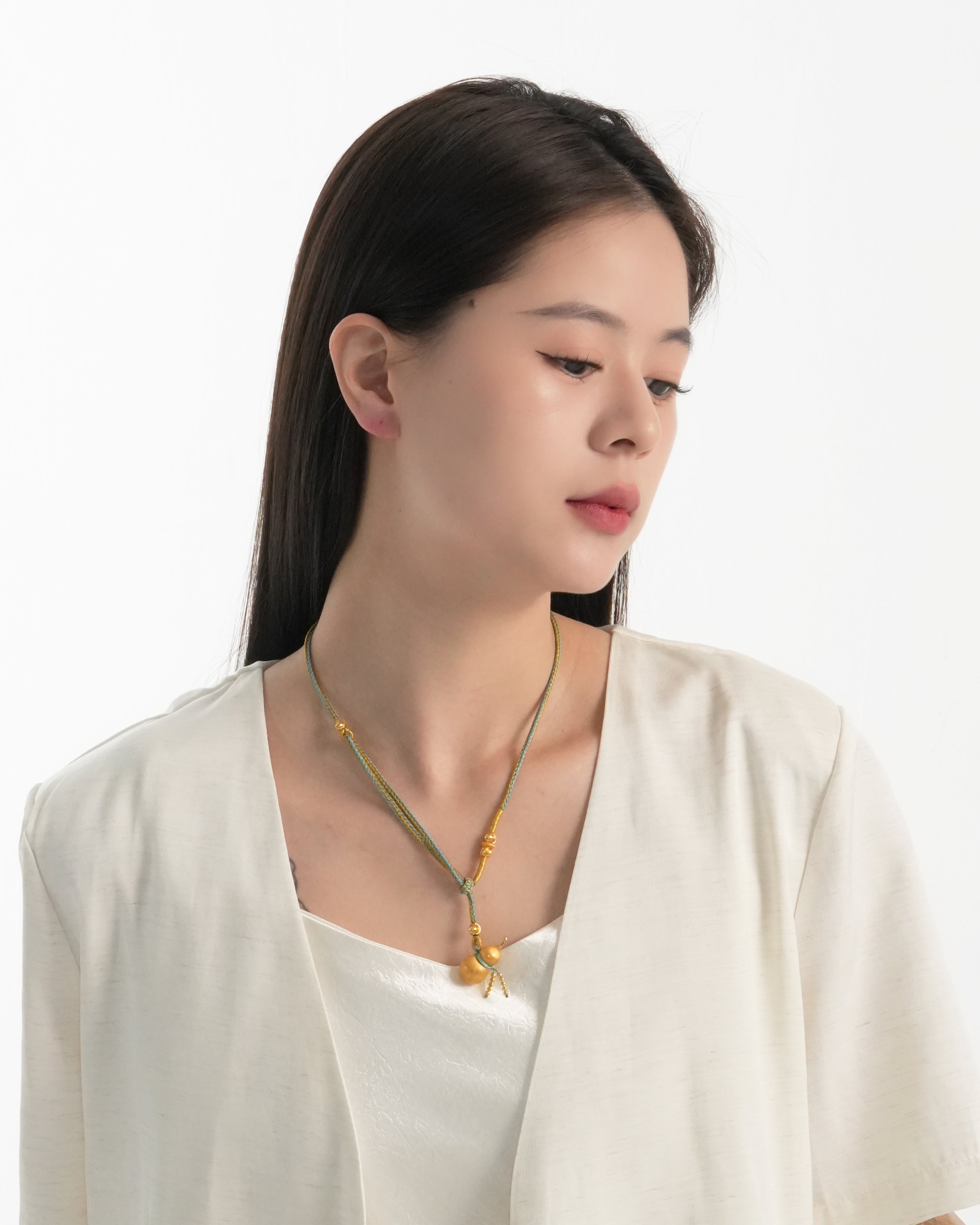 Gourd Prosperity Pendant Necklace