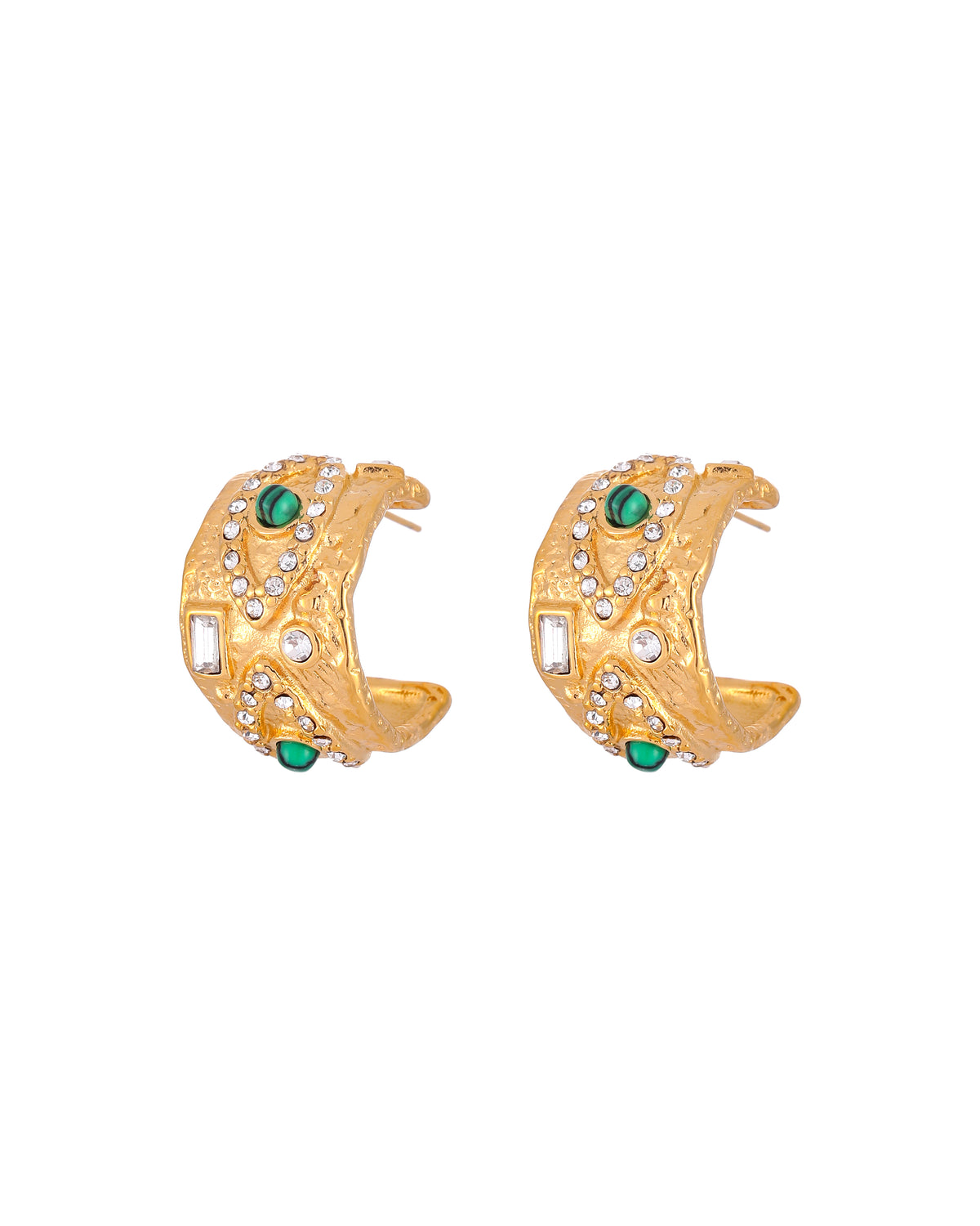 gold evil eye hoop earrings protective jewelry