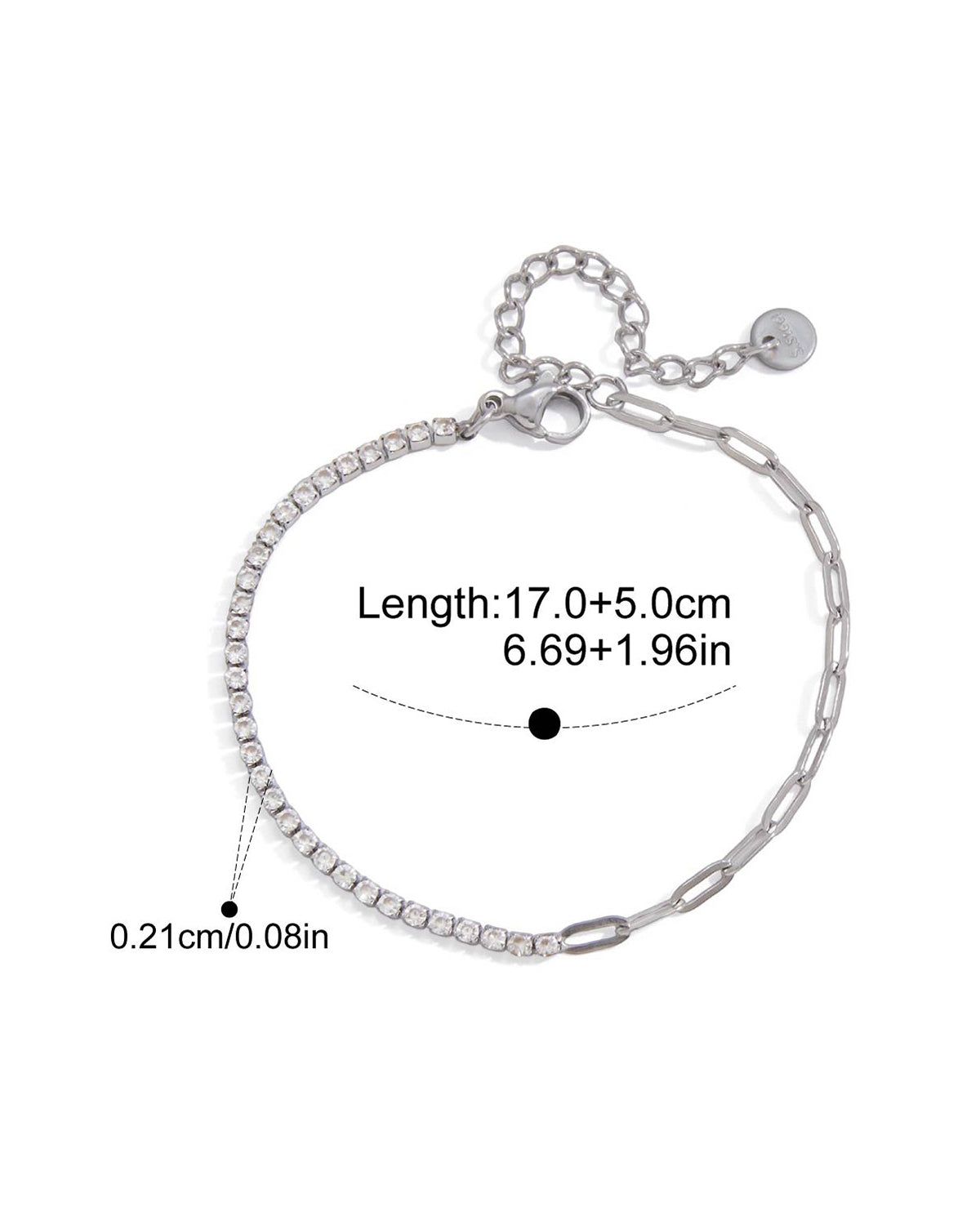 Zirconia Tennis Bracelet