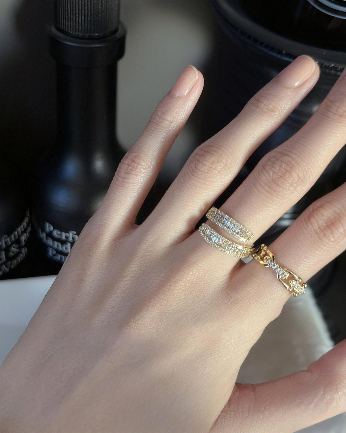 Radiant Baguette Wrap Ring