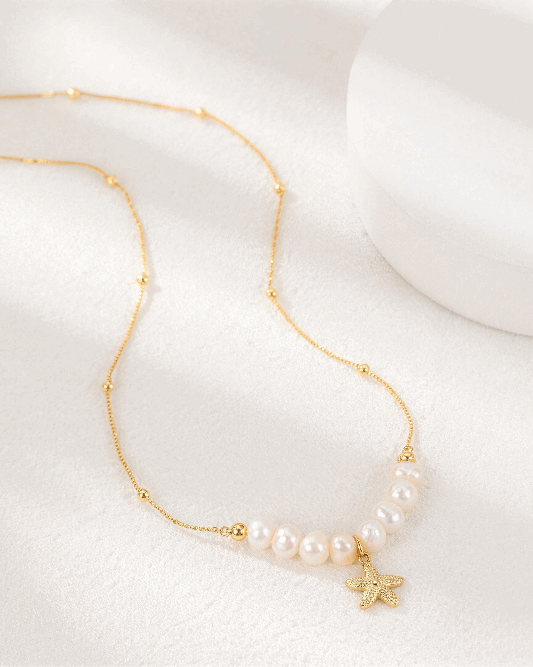 Starfish Pearl Necklace