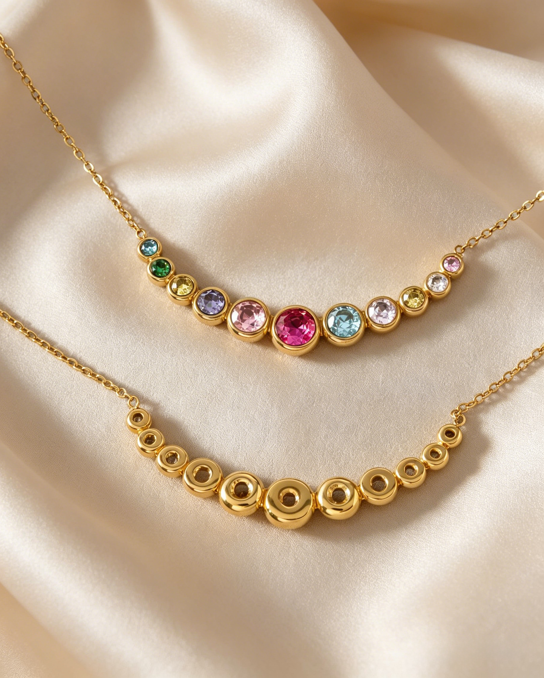 Rainbow Smile Minimalist Necklace