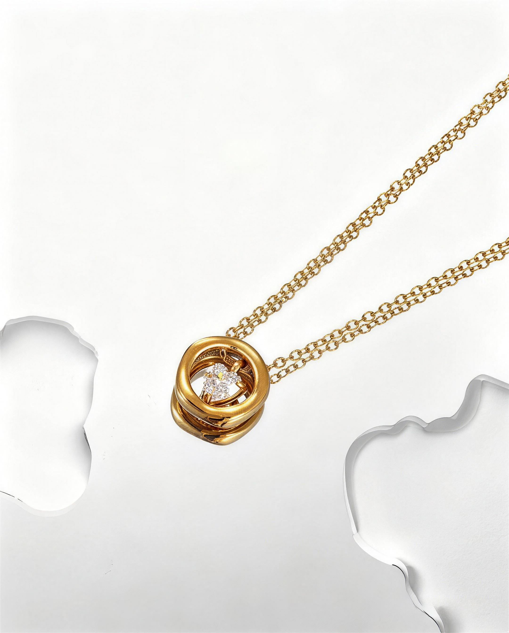 Floating Heart Necklace