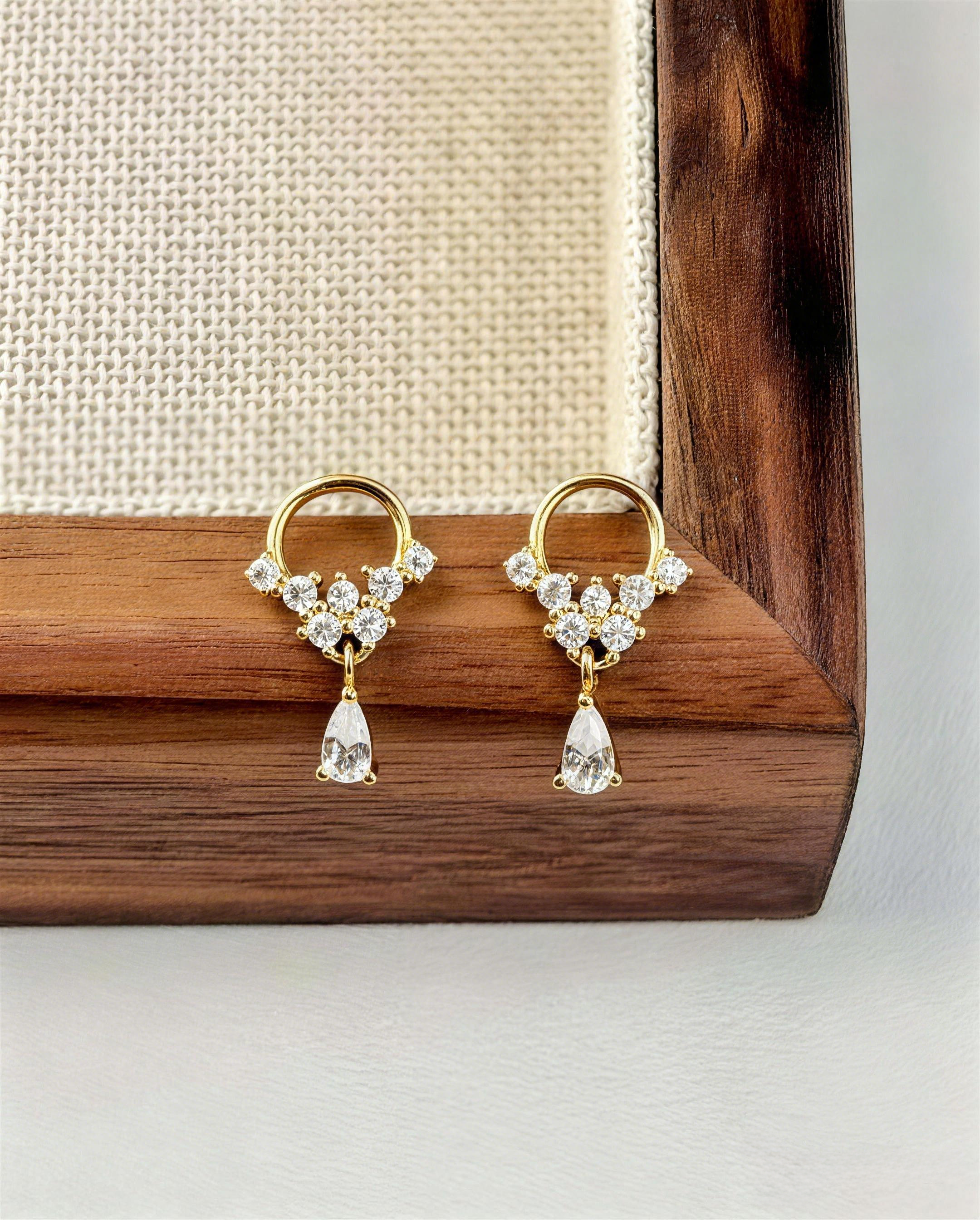 Teardrop Dangle Earrings